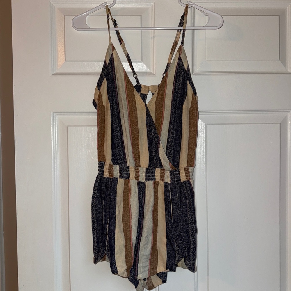Oneil Striped One Piece Romper